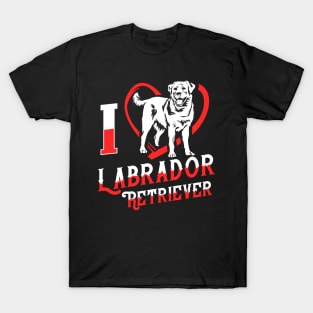 I Love Labrador T-Shirt